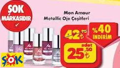 MON AMOUR METALLİC OJE ÇEŞİTLERİ